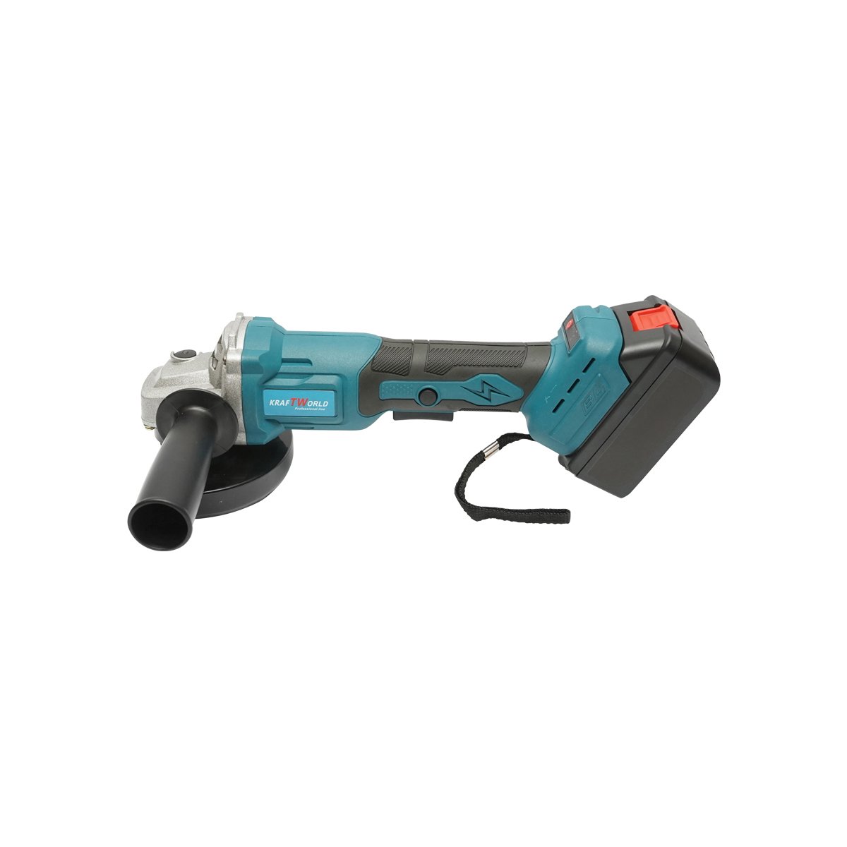 Polizor unghiular 125mm cu acumulator 20V/4Ah KrafTWorld